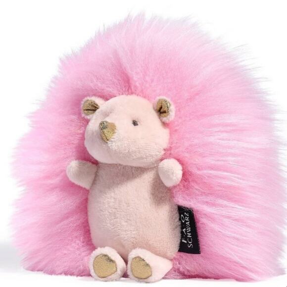 FAO Schwarz 6" Sparklers Pink Hedgehog Toy Plush - Picture 3 of 15